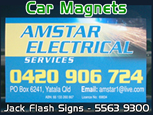 Car Magnet Jack Flash Signs